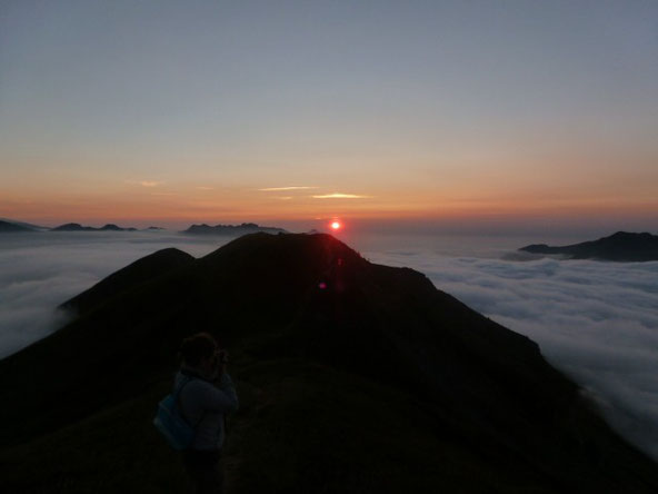 Coucher de soleil à l'Aubisque